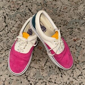 Vans Pink Suede Sneakers - Size 9